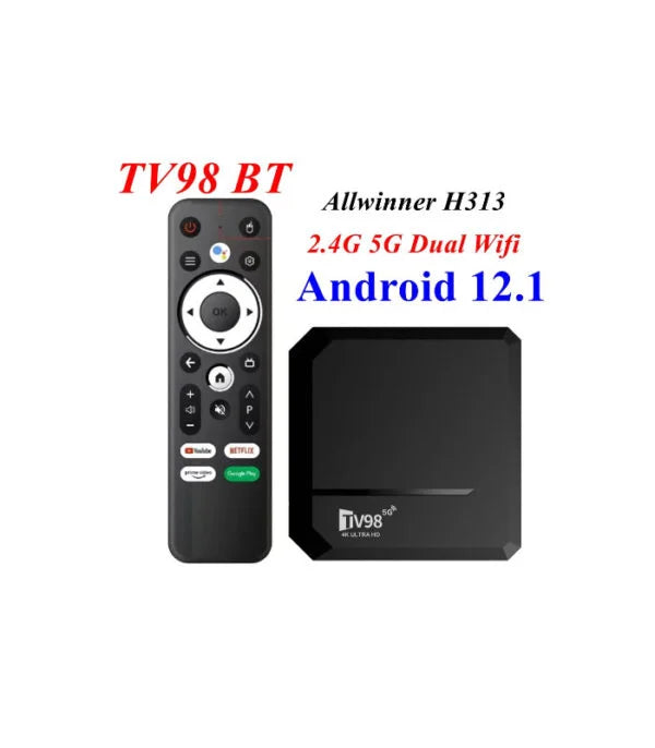 Android TV98 BT TV Box H313 Quad Core 16GB & 2GB