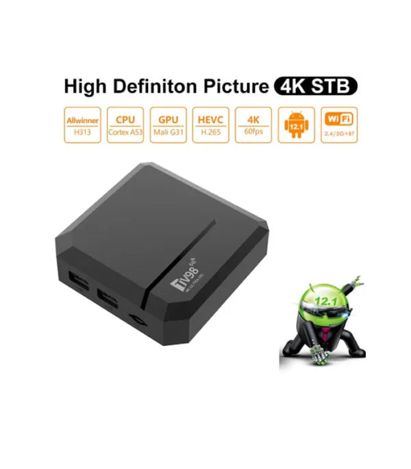 Android TV98 BT TV Box H313 Quad Core 16GB & 2GB