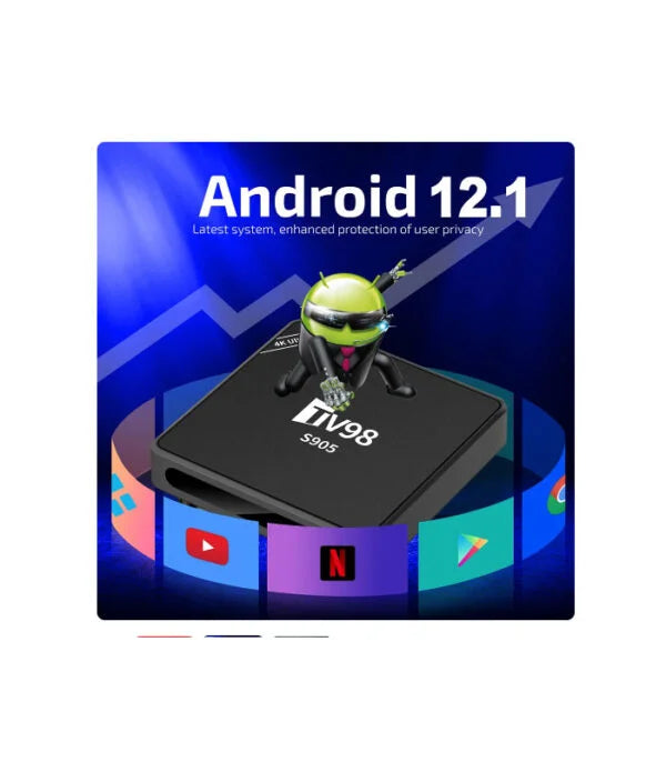 Android TV Box TV98 S905 HDR Set Top OS WiFi