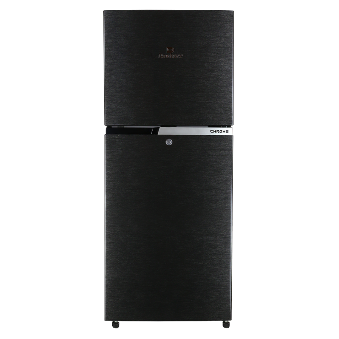Dawlance 9149WB Chrome Refrigerator Hairline Black