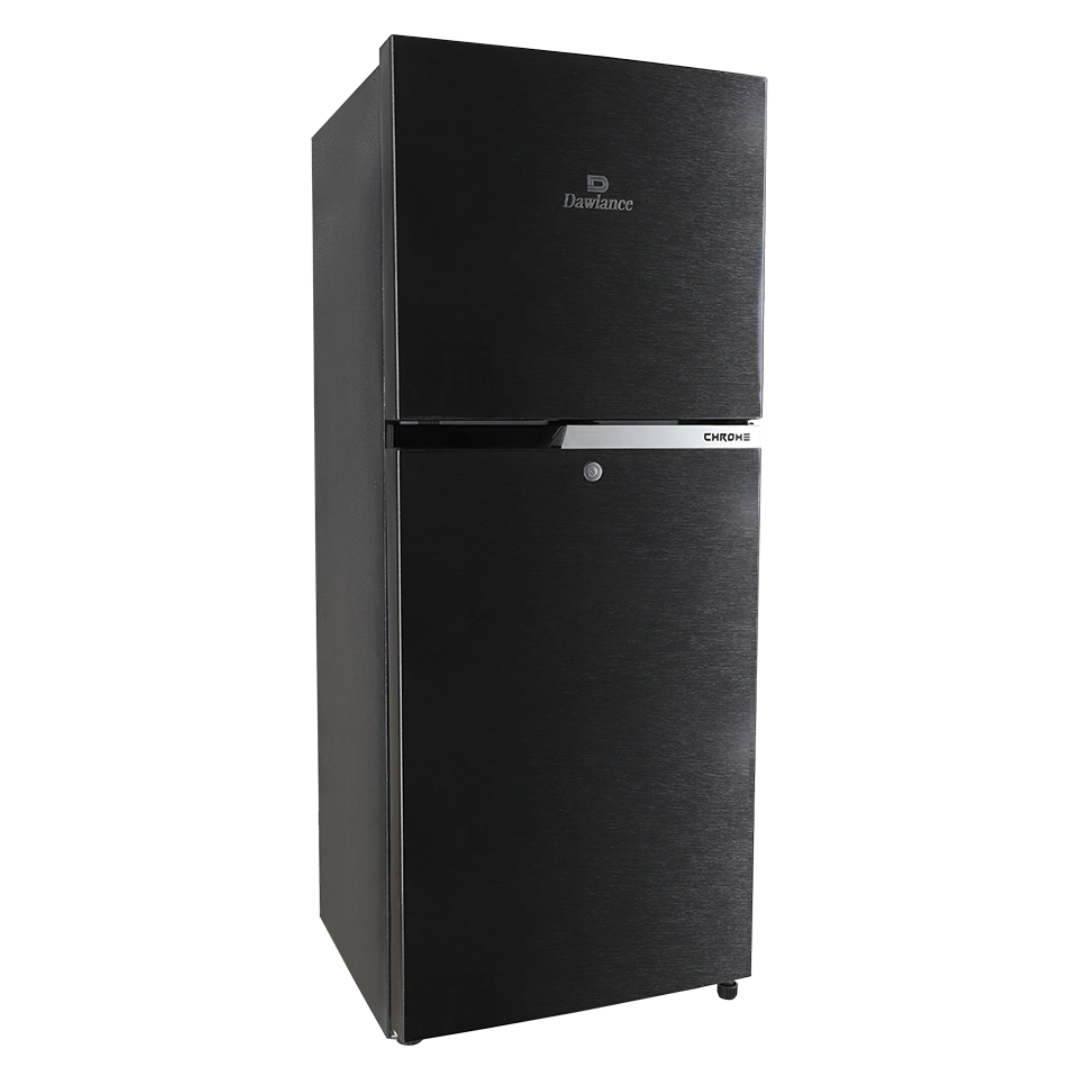 Dawlance 9149WB Chrome Refrigerator Hairline Black
