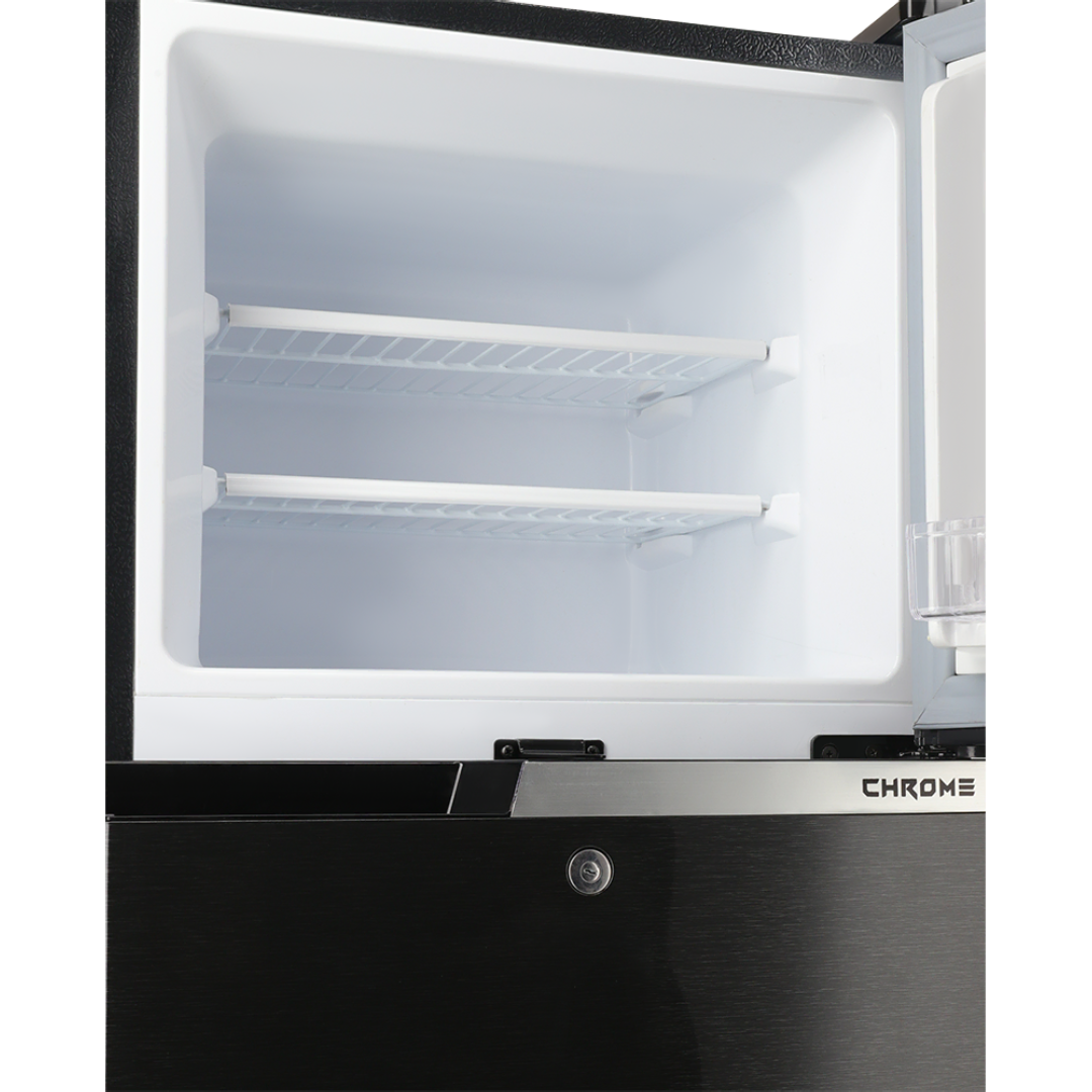 Dawlance 9149WB Chrome Refrigerator Hairline Black