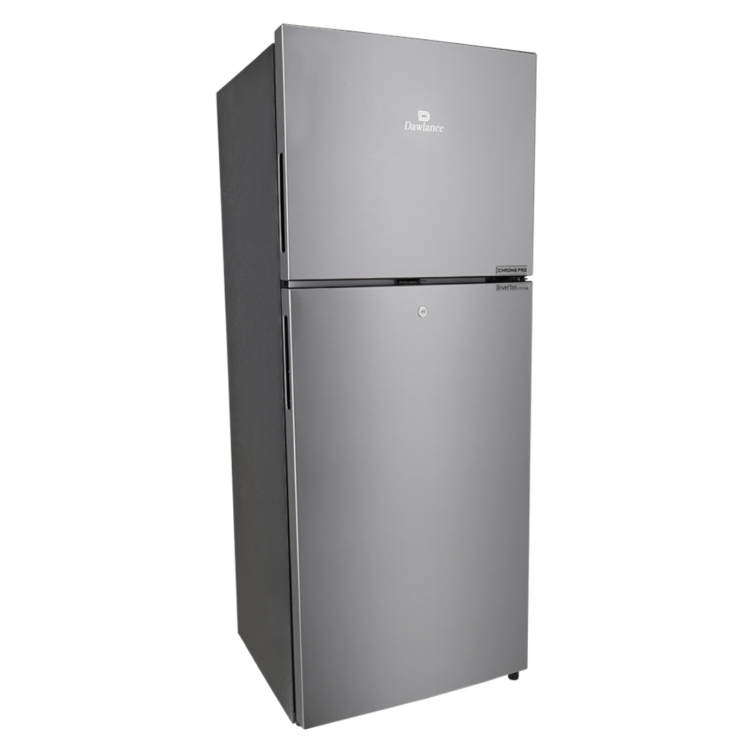 Dawlance 9173 WB Pro Double Door Refrigerator Hairline Silver