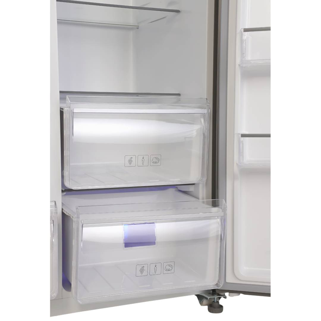 Dawlance DSS-9055 Glass Door Inverter No Frost Refrigerator