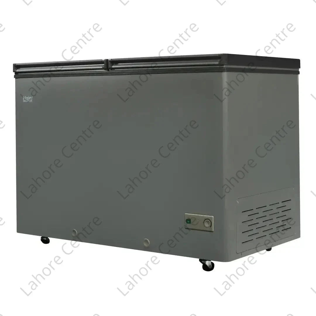 Haier HDF-385IG Double Door Inverter Deep Freezer Grey