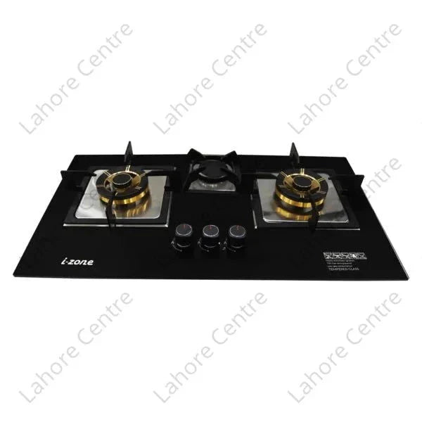 Izone IZN-3G-208 Glass Kitchen Hob LPG