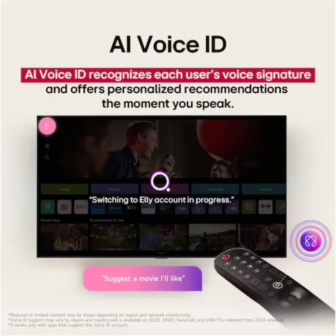 LG UA84 UHD 4k 55″ AI Smart TV