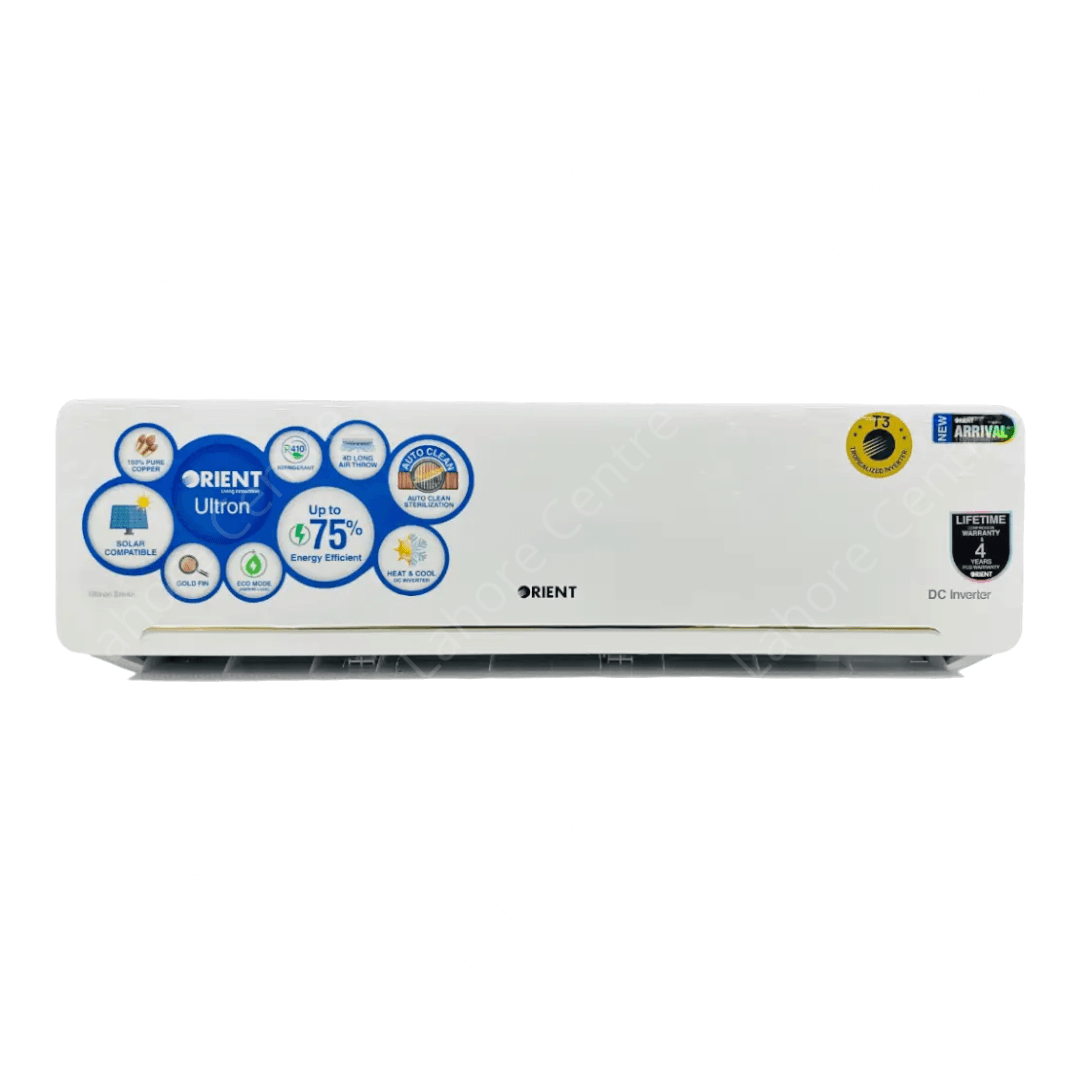 Orient 18G 1.5 Ton T3 Inverter AC Smile Gold White