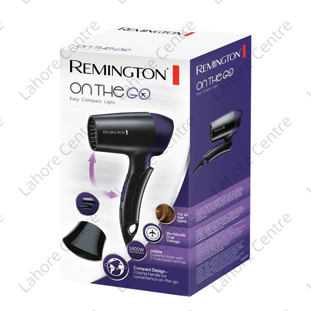 Remington Travel Hair Dryer 1400W (D2400)